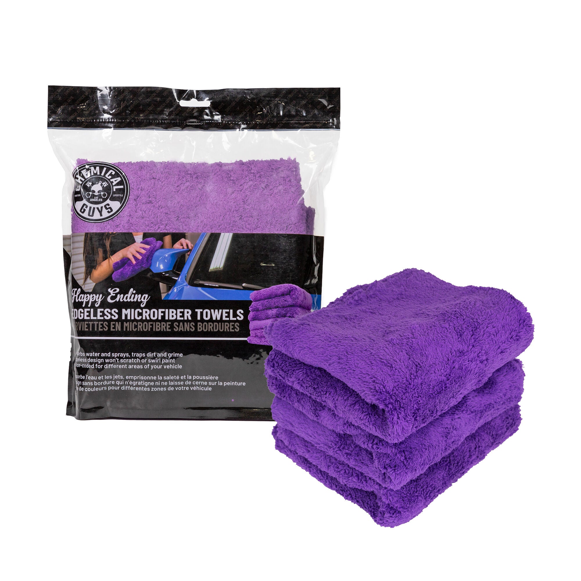 Happy Ending Edgeless Microfiber Towel 3-Pack - Image 5