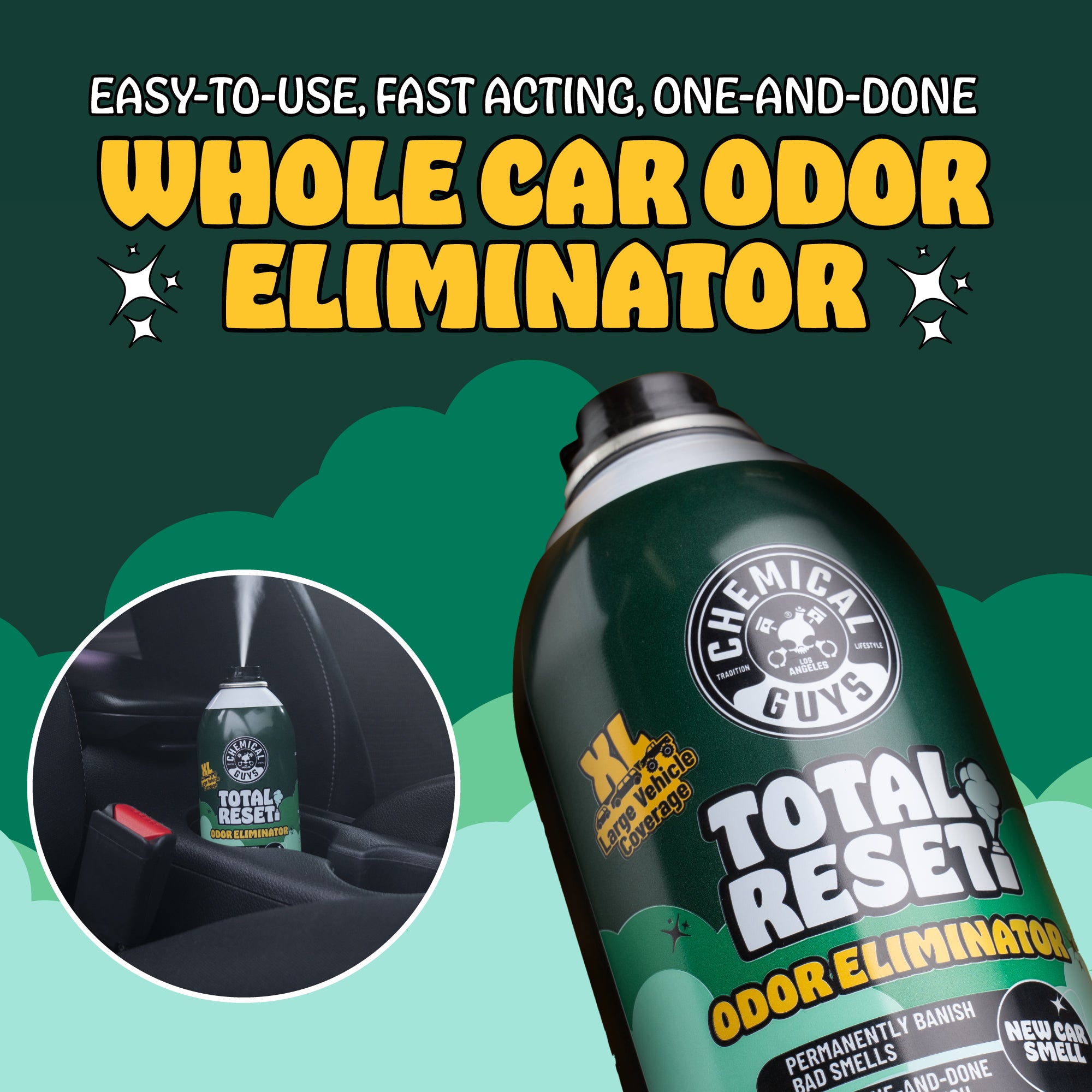 Total Reset Odor Eliminator - New Car Smell - Image 2