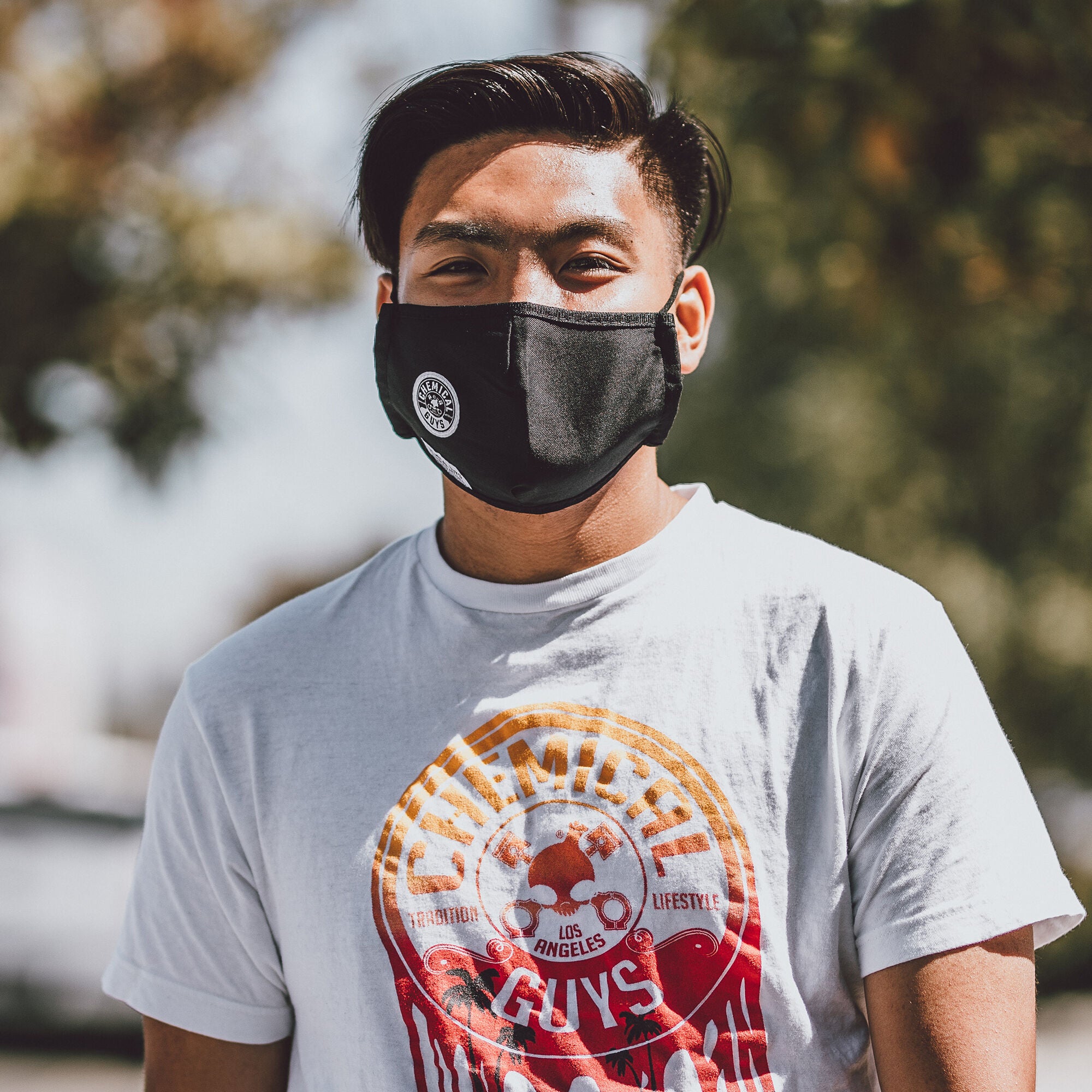 Chemical Guys Black Cotton Non-Medical Face Mask - Image 8