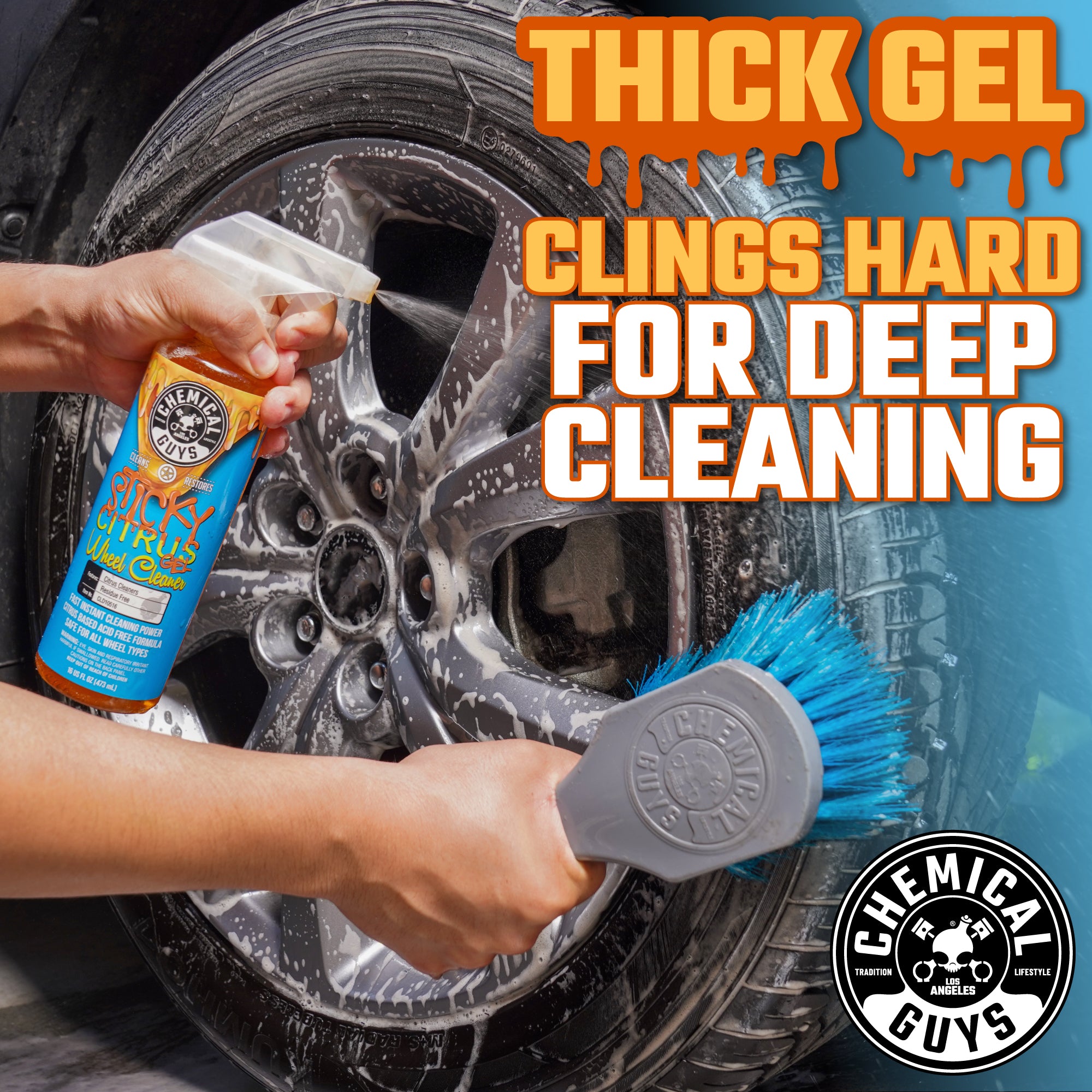 Sticky Citrus Wheel Cleaner Gel - Image 2