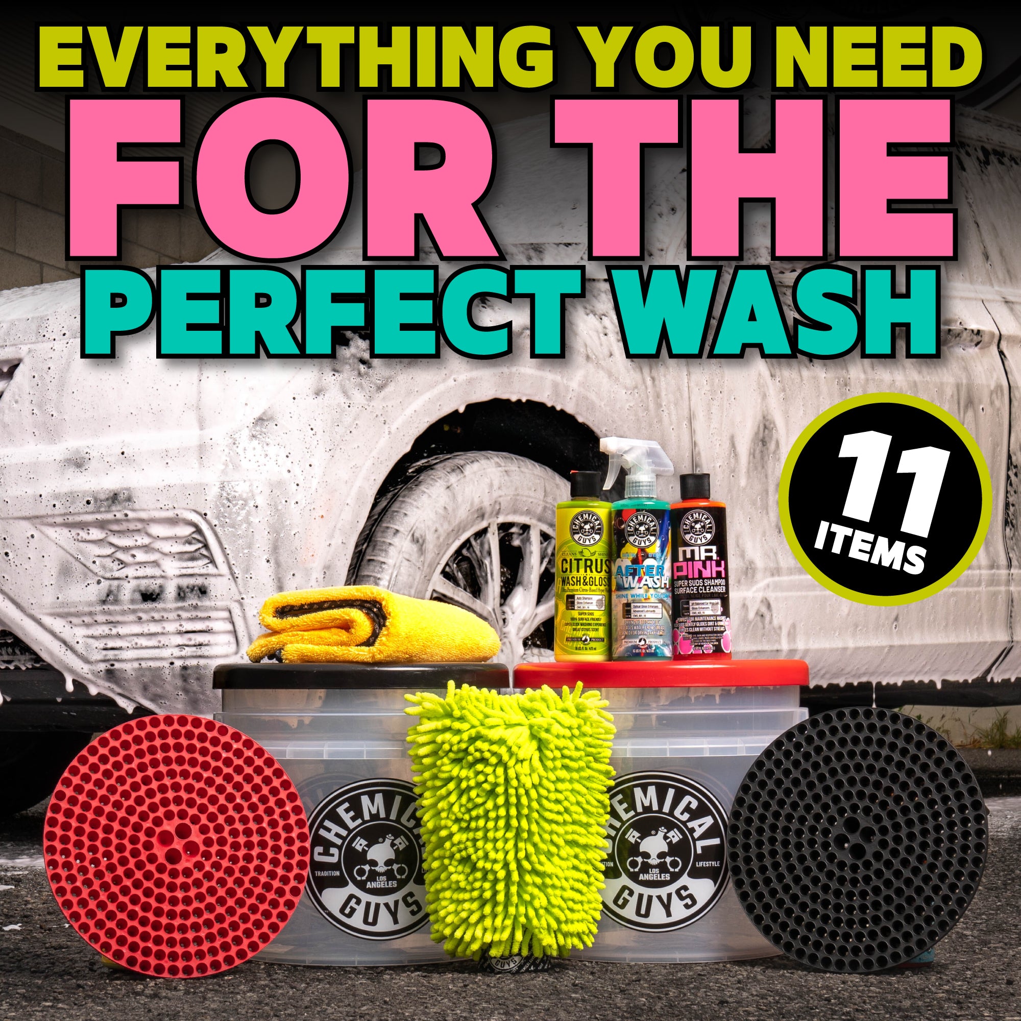 Wash and Gloss Two-Bucket Method Deluxe Kit w/Lids - Image 2
