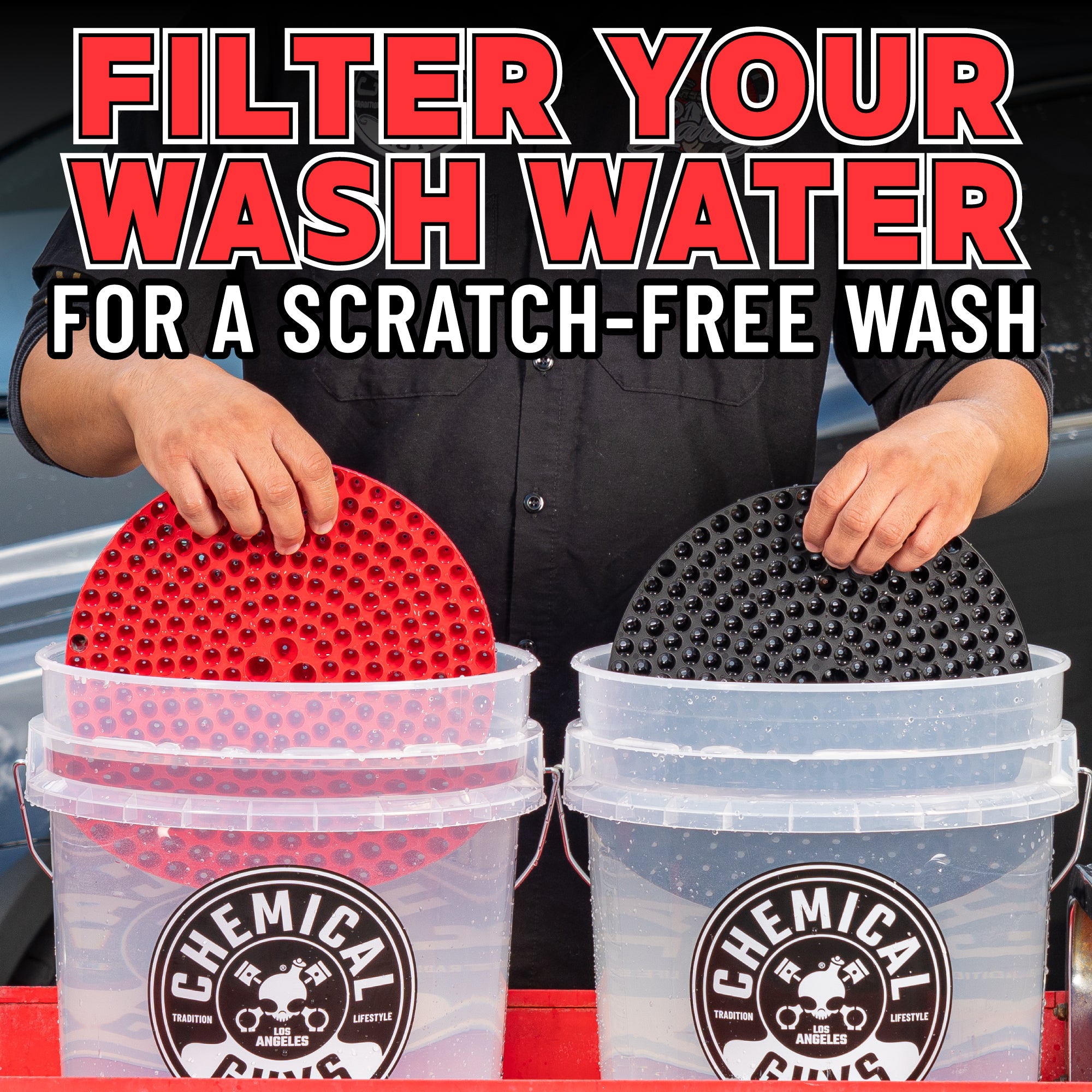 Wash and Gloss Two-Bucket Method Deluxe Kit w/Lids - Image 4