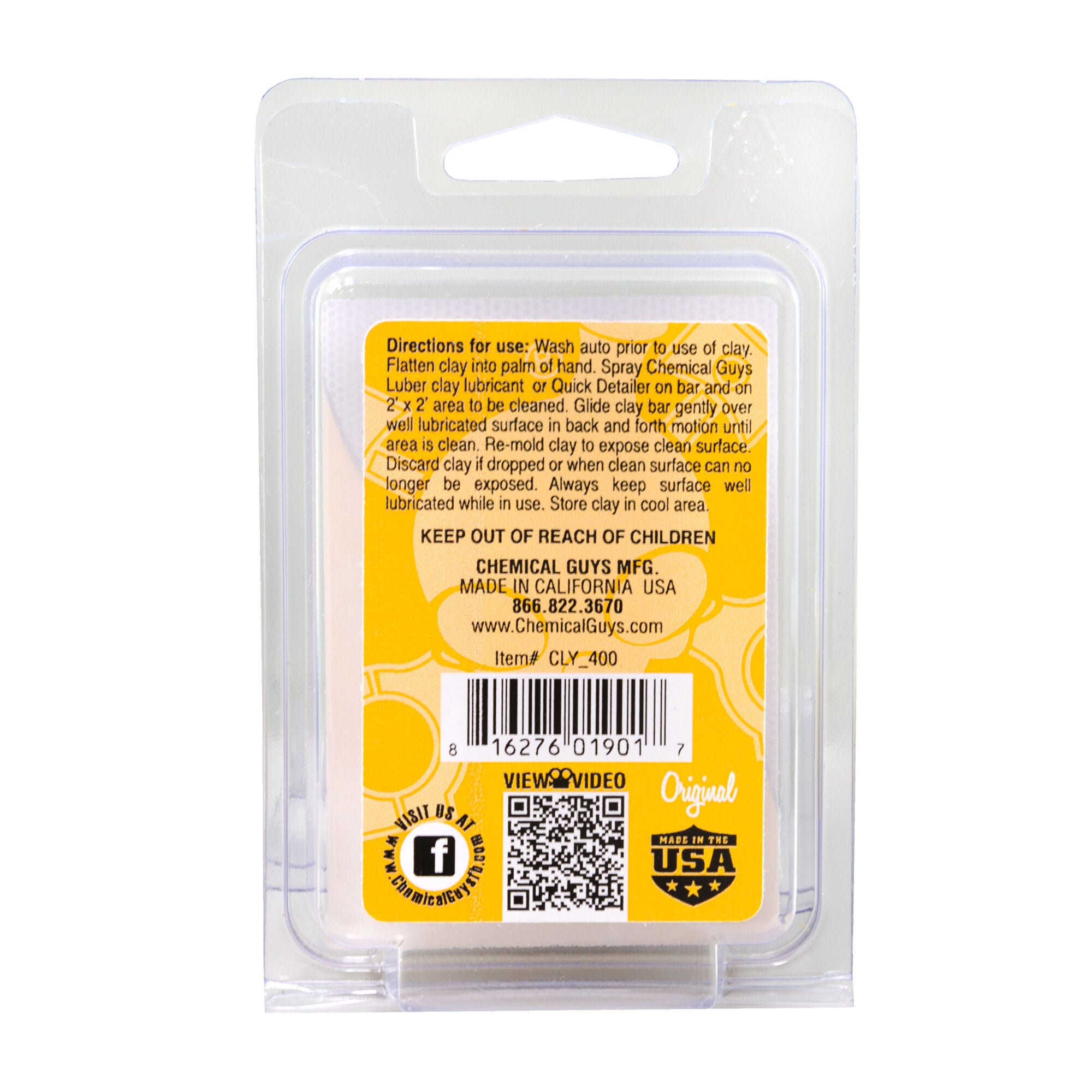 OG Clay Bar (Light/Medium Duty. Yellow) - Image 5
